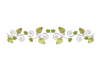 leaf plant nature isolated icon vector illustration design