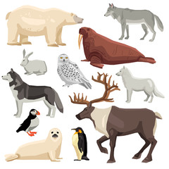 Sticker - Polar Animals Set