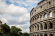 Colloseum in Rom mit Wolken