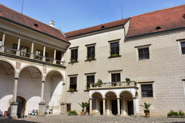 Poster - Telc or Teltsch town castle 