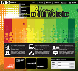 Wall Mural - Web site layout. Vector