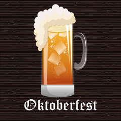 Wall Mural - oktoberfest beer festival isolated vector illustration eps 10