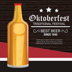 Wall Mural - oktoberfest beer festival isolated vector illustration eps 10