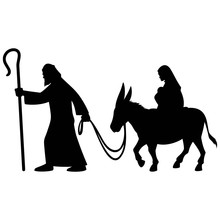 Mary And Joseph Silhouette
