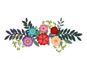 Wall Mural - icon flower design vector illustration eps 10