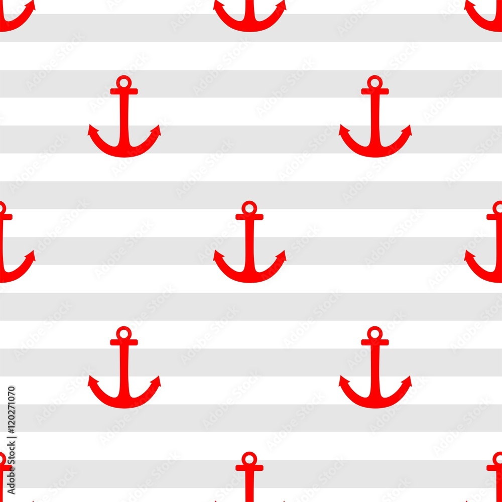 Anchor Wallpaper Red And Blue