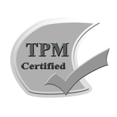 Wall Mural - TPM certified icon or symbol image concept design for business and use in company system.