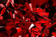 Red Diamond and Crystal Close-Up Texture Background 3d rendering