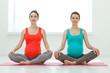 © nuzza11 - Two pregnant women making yoga