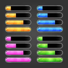 Set of bar downloader-3