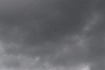 rain clouds forming in the sky in concept of climate.