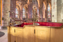 The Interior Of St Giles Cathedral Or The High Kirk, Main Church Of The Church Of Scotland. The Choir Place.