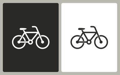 Poster - Bicycle - vector icon.