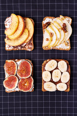 Wall Mural - sandwiches with fruits