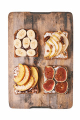 Wall Mural - sandwiches with fruits