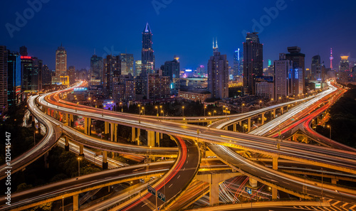 Zdjęcie XXL Shanghai podwyższony węzeł drogowy