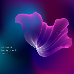 Aufkleber - Vector Abstract Waves Background