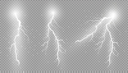 vector sparks.vector electrical and star.on a transparent background