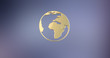 Earth Gold 3d Icon