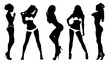 © jan stopka - sexy girl silhouettes