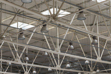 lighting system in sports hall