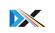 abstract letter cmyk logo