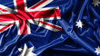 Fabric texture of the flag Australia