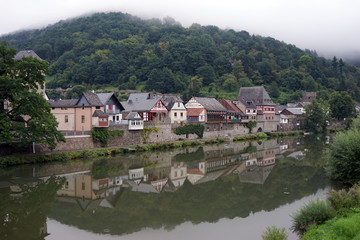 Wall Mural - On the Lahn river