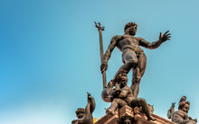 Neptune Statue In Bologna, Italy