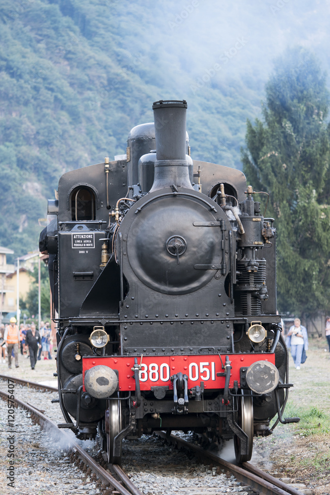 Old steam locomotive