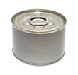 © Bert Folsom - Small can of food on a white background.