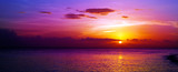 Fototapeta Zachód słońca - Colorful sea sunset.