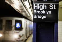 High St. Brooklyn Bridge Subway Station Sign