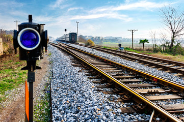 Wall Mural - The way forward railway