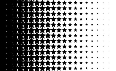 Wall Mural - gradient background with stars halftone dots design