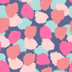 Poster - hand drawn abstract seamless pattern