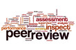 Peer review word cloud