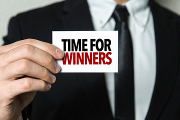 Wall Mural - time for winners