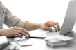 © Africa Studio - Businessman working on laptop in the office