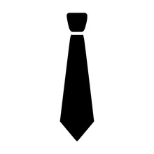 Necktie Or Neck Tie Fashion Accessory Flat Icon For Apps And Websites