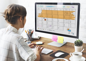 Wall Mural - appointement agenda calendar meeting reminder concept