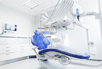 interior of new modern dental clinic office