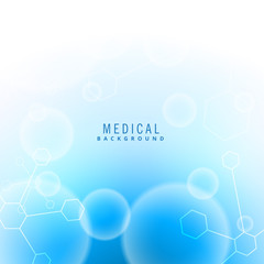 Wall Mural - medical science background with particles