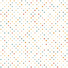 Wall Mural - seamless background colored dots