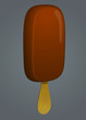 Chocolate icecream illustration