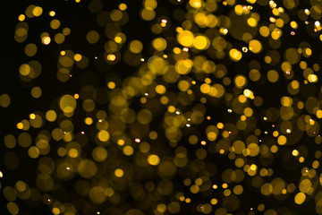 Wall Mural - abstract background with bokeh defocused lights and shadow