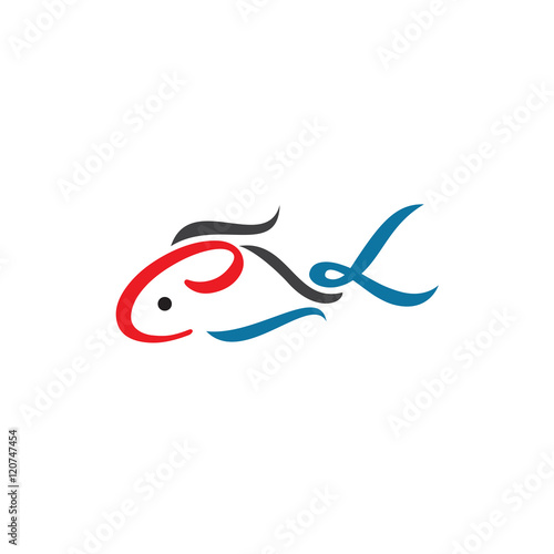 Modern Simple Abstract Fish Logo Image Vector Icon Buy This