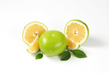 Ripe Green Grapefruit