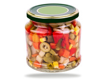 Jar Of Canned Vegetables