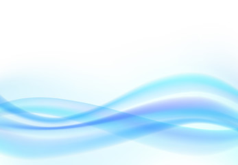 Wall Mural - abstract wave background blue